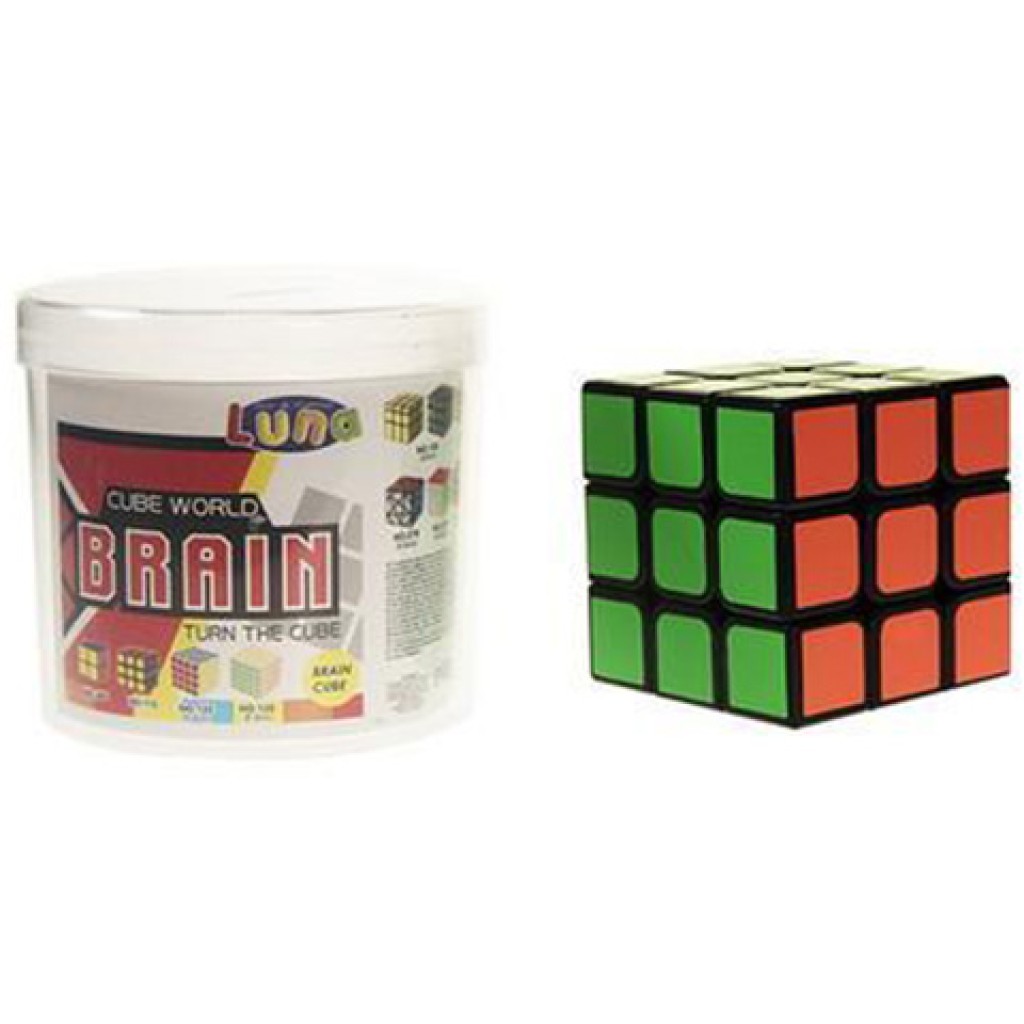 imagen de Cubo mágico 3x3 en recipiente de almacenamiento 1