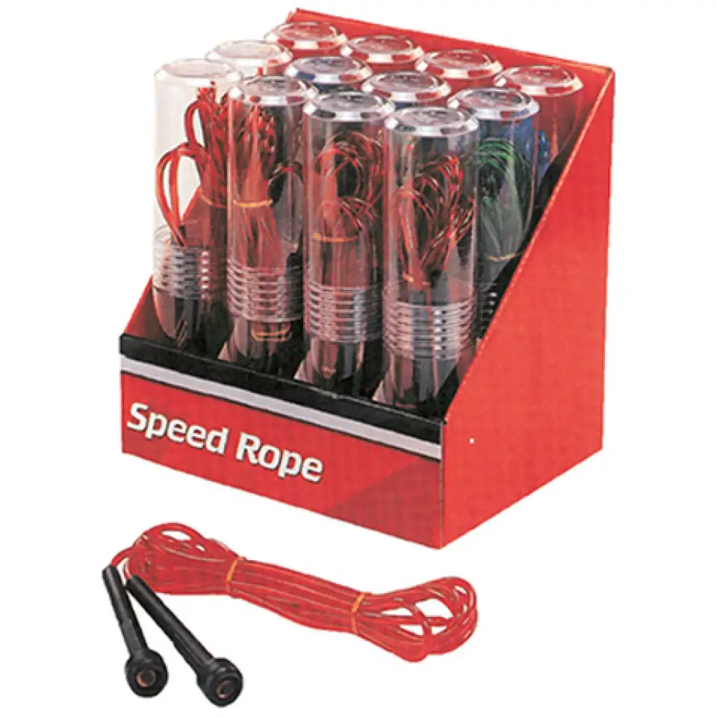 imagen de Cuerda de saltar Speed Rope 2,8m en color azul o rojo - Spartan 1