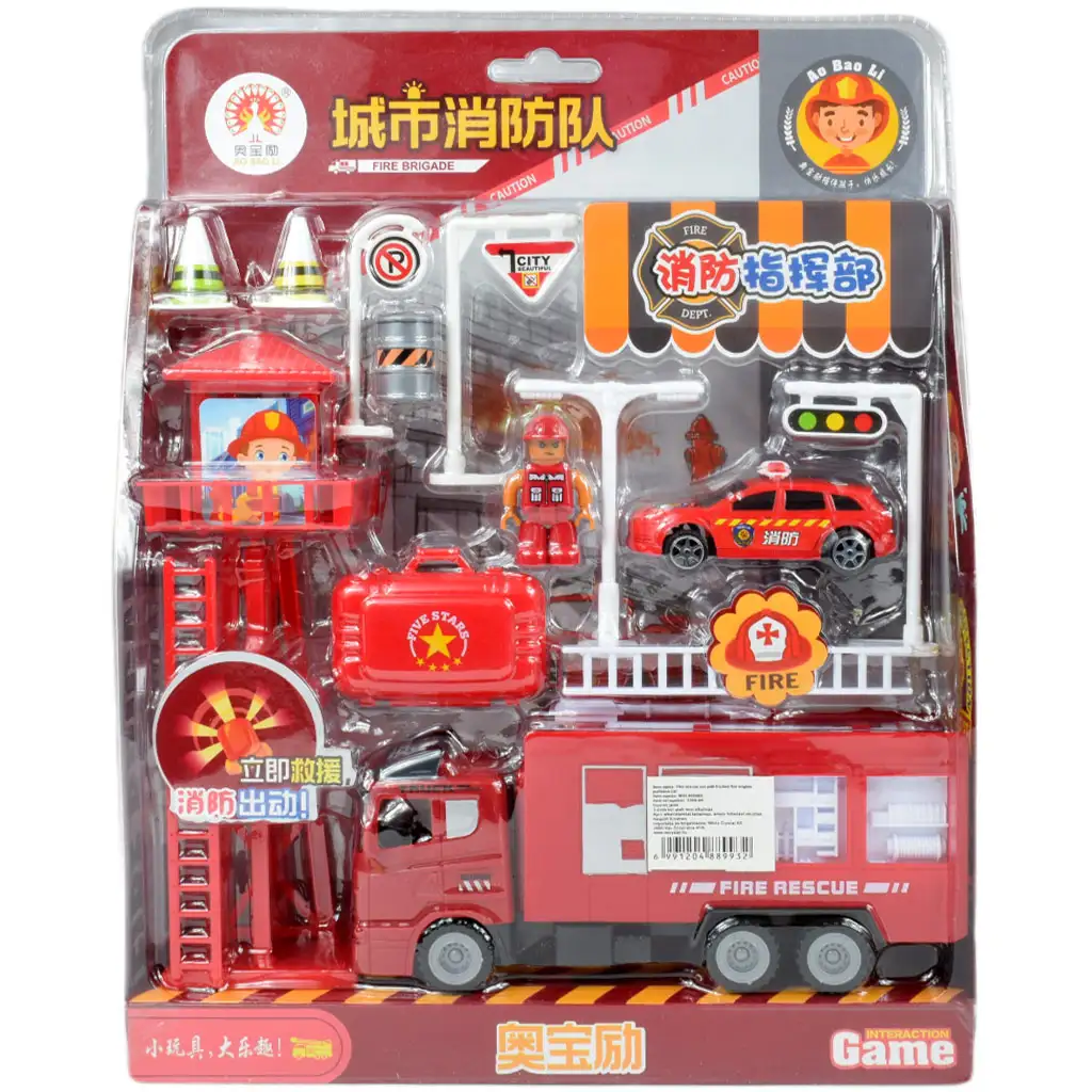 imagen de Cuerpo de Bomberos: Set de Estación de Bomberos con Torre de Vigilancia, Coche y Accesorios 5