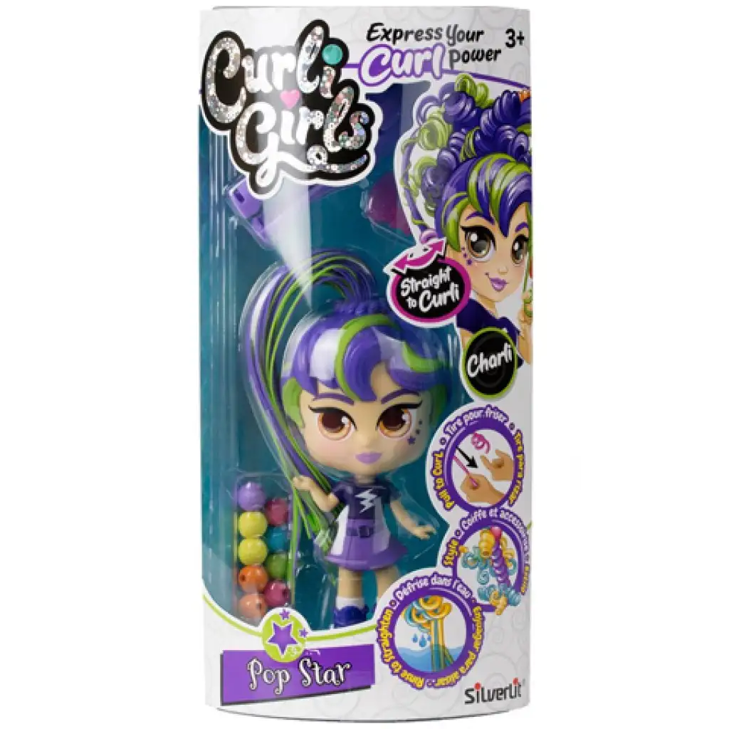 imagen de CurliGirls: Muñeca Pop Star con accesorios 1