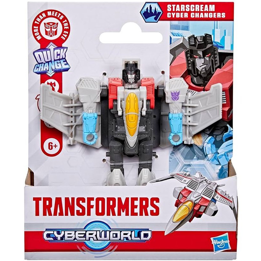imagen de Transformers Cyberworld: Starscream – Cyber Changers figura - Hasbro 1