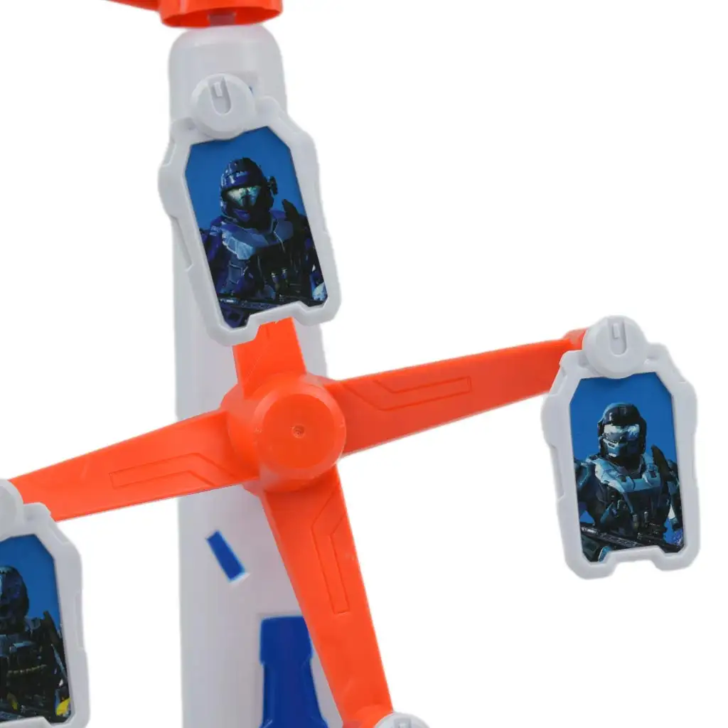imagen de Dart League: Pizarra de diana electrónica con arma de dardos de esponja manual y proyectiles 7
