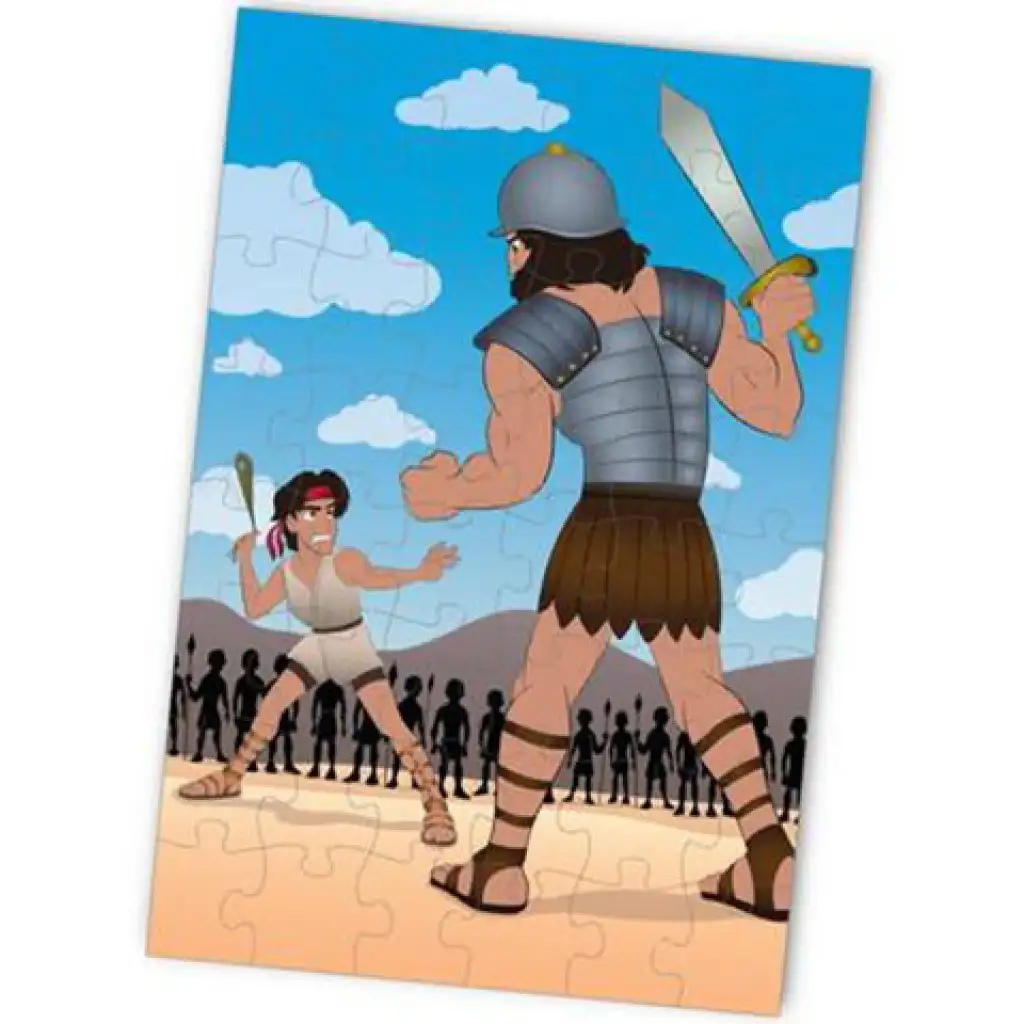imagen de David y Goliat puzzle de suelo de 48 piezas 60x90cm 3