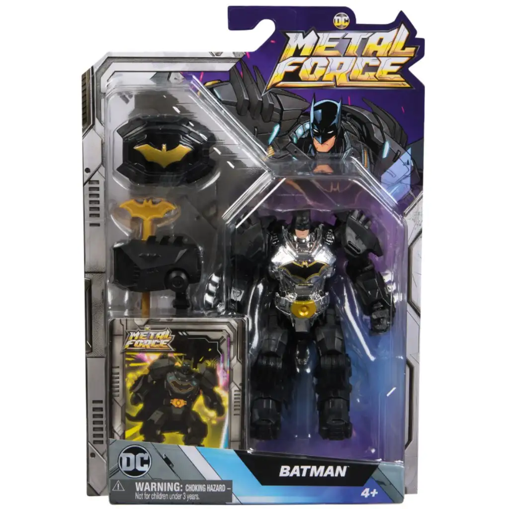 imagen de DC Batman Metal Force figura set - Spin Master 1