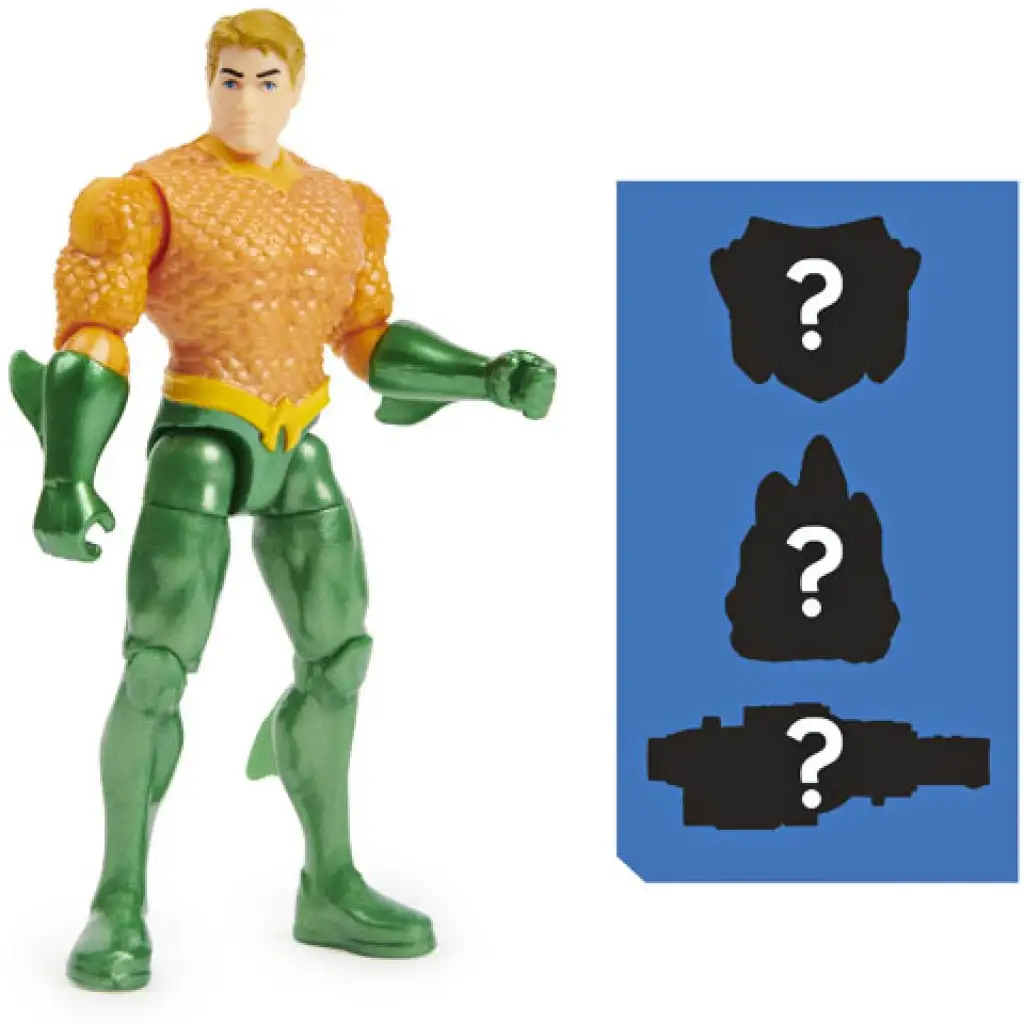 imagen de DC Comics: figura de Aquaman de 10cm con accesorios sorpresa - Spin Master 2