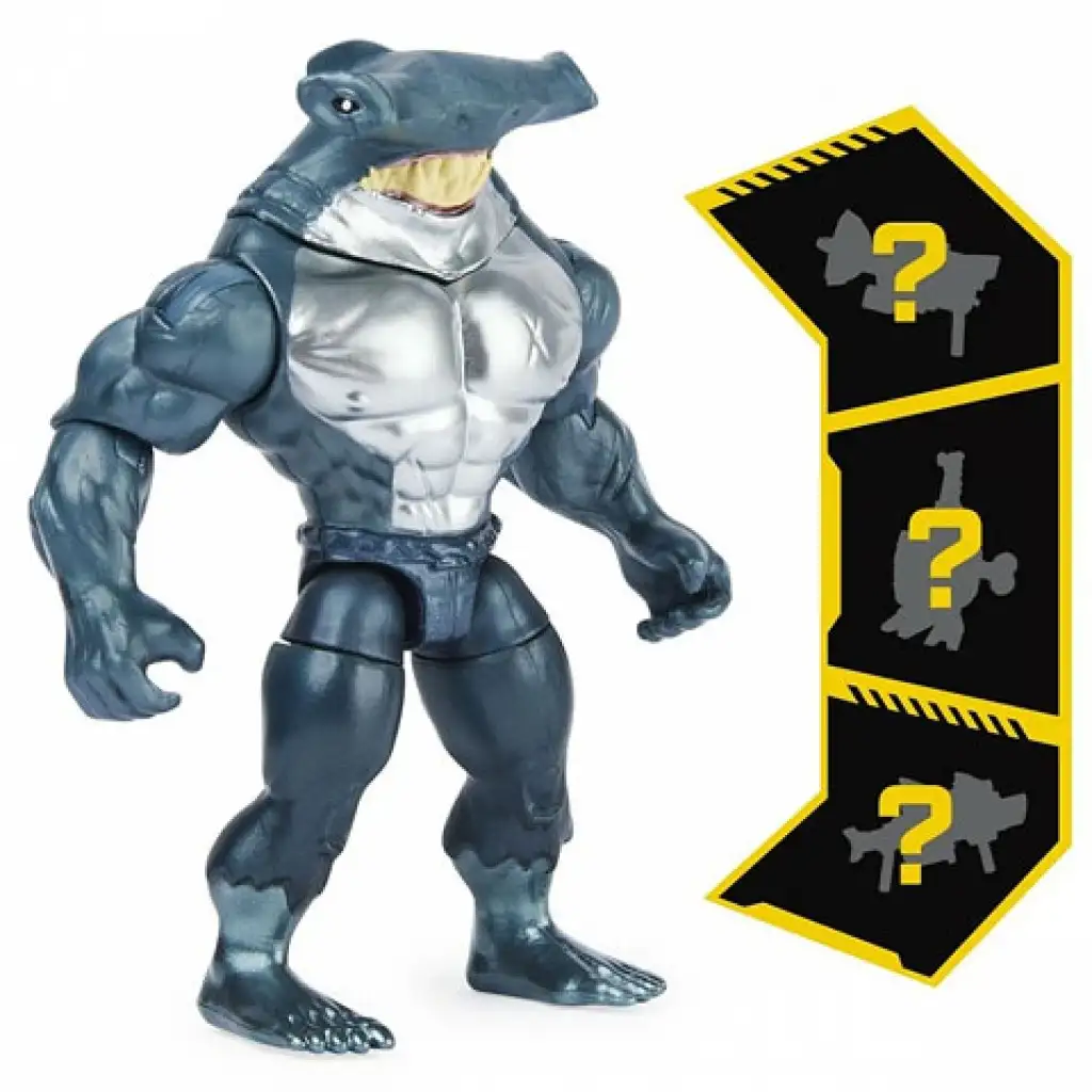 imagen de DC Comics: figura de King Shark de 10 cm con accesorios sorpresa - Spin Master 2