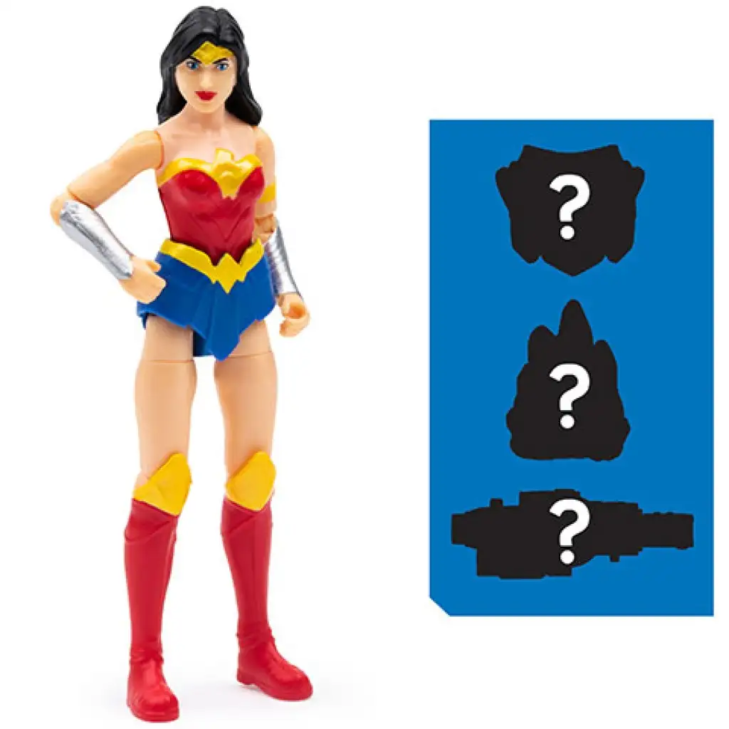 imagen de DC Comics: Figura de Wonder Woman de 10 cm con accesorios sorpresa - Spin Master 2