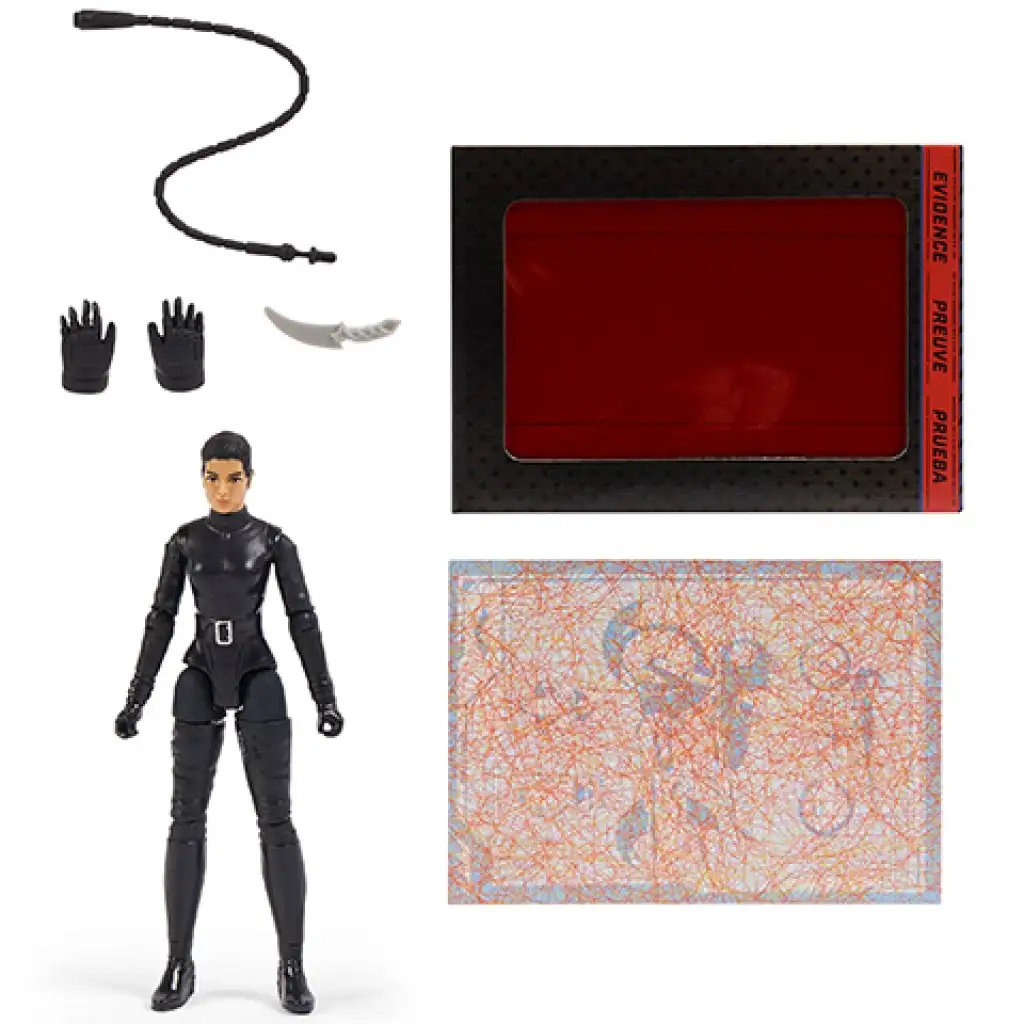 imagen de DC Comics: La figura de acción de Selina Kyle de Batman con accesorios de 10cm - Spin Master 1