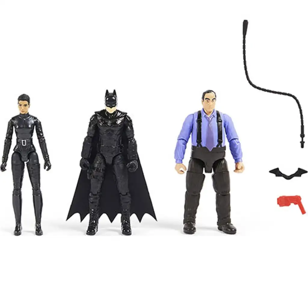 imagen de DC Comics: Paquete de figura de The Batman de 3 piezas - Spin Master 2