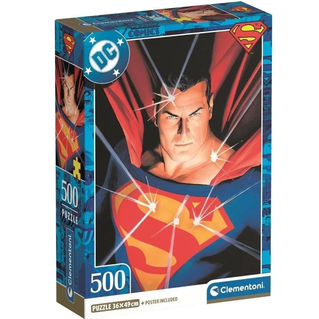 imagen de DC Comics Superman rompecabezas de 500 piezas - Clementoni 1