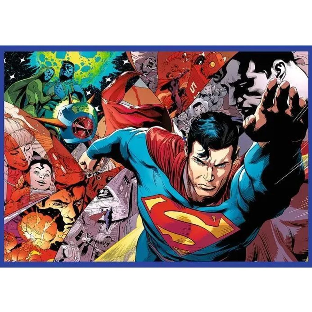 imagen de DC: El valiente Superman rompecabezas de 4x250 piezas - Trefl 2