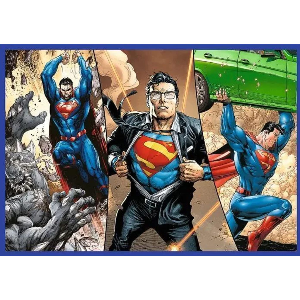 imagen de DC: El valiente Superman rompecabezas de 4x250 piezas - Trefl 3