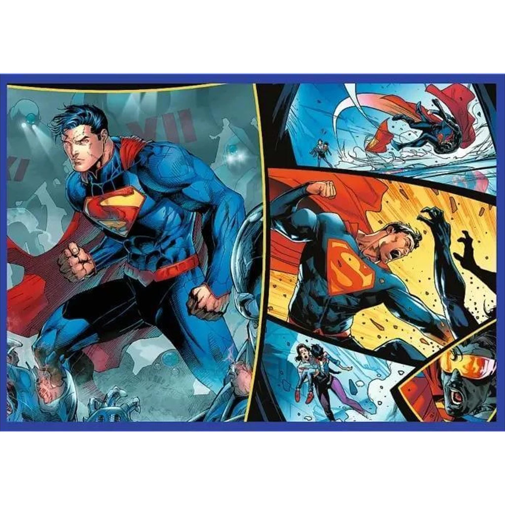imagen de DC: El valiente Superman rompecabezas de 4x250 piezas - Trefl 4