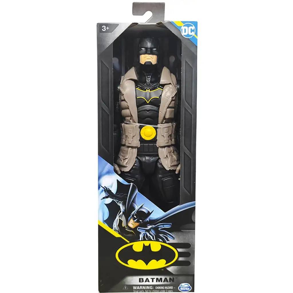 imagen de DC Figura de Batman con armadura negra de 30 cm - Spin Master 1
