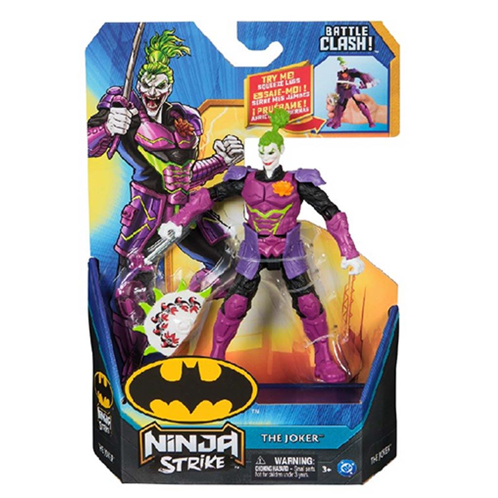 imagen de DC Ninja Strike: Battle Clash figura del Joker de 15 cm - Spin Master 1