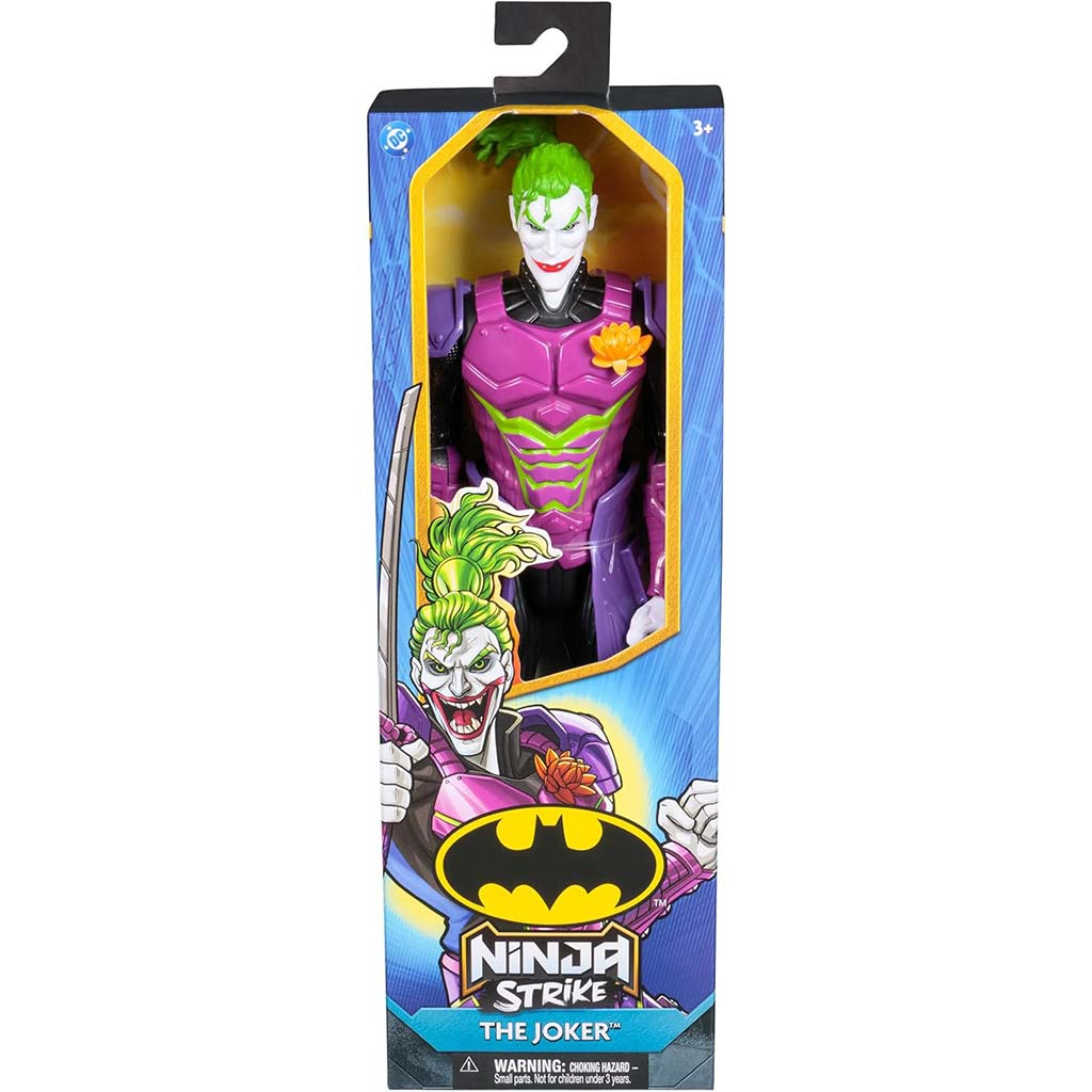 imagen de DC Ninja Strike: Guerrero ninja Joker de 30 cm - Spin Master 1