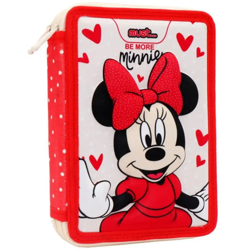imagen de Debe... ser más Minnie estuche de lápices de dos pisos 1