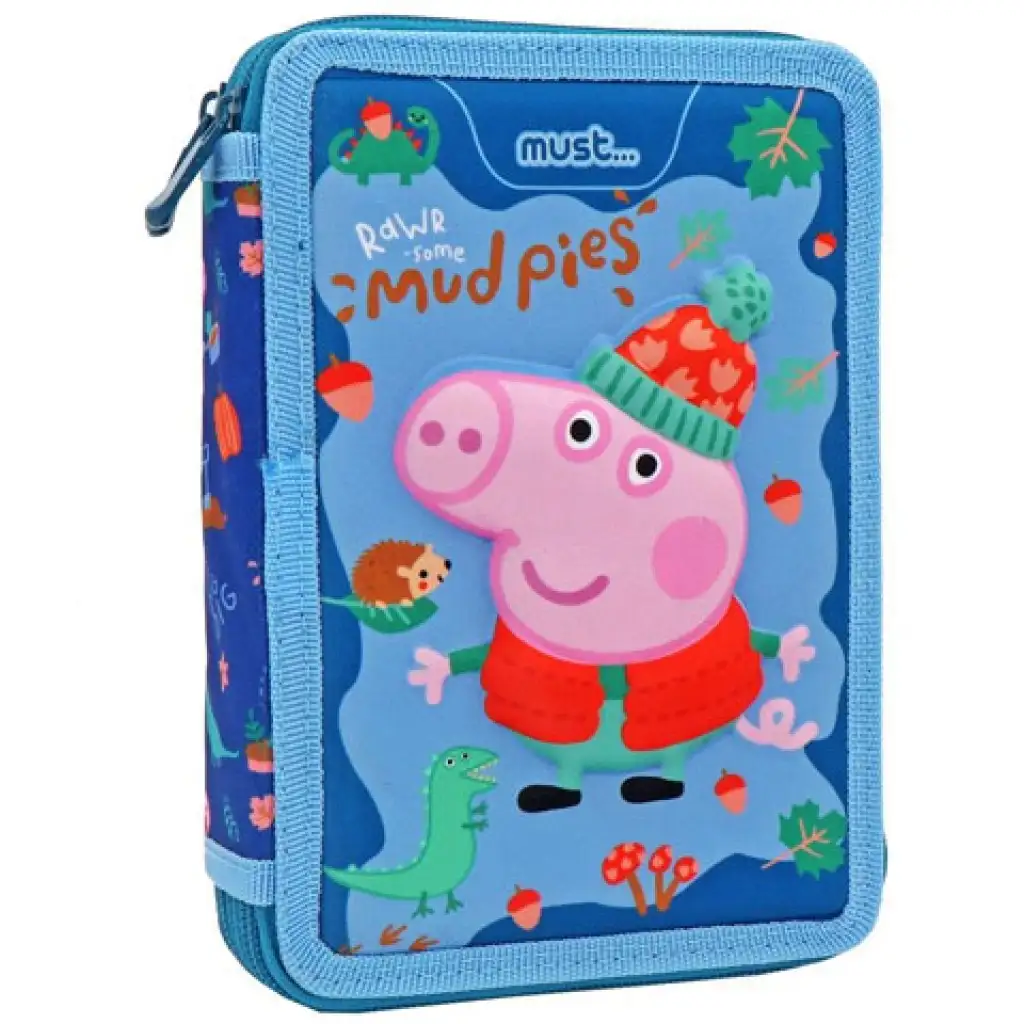 imagen de ¡Debes... Estuche de lápices de dos pisos Zsoli de Peppa Pig! 1
