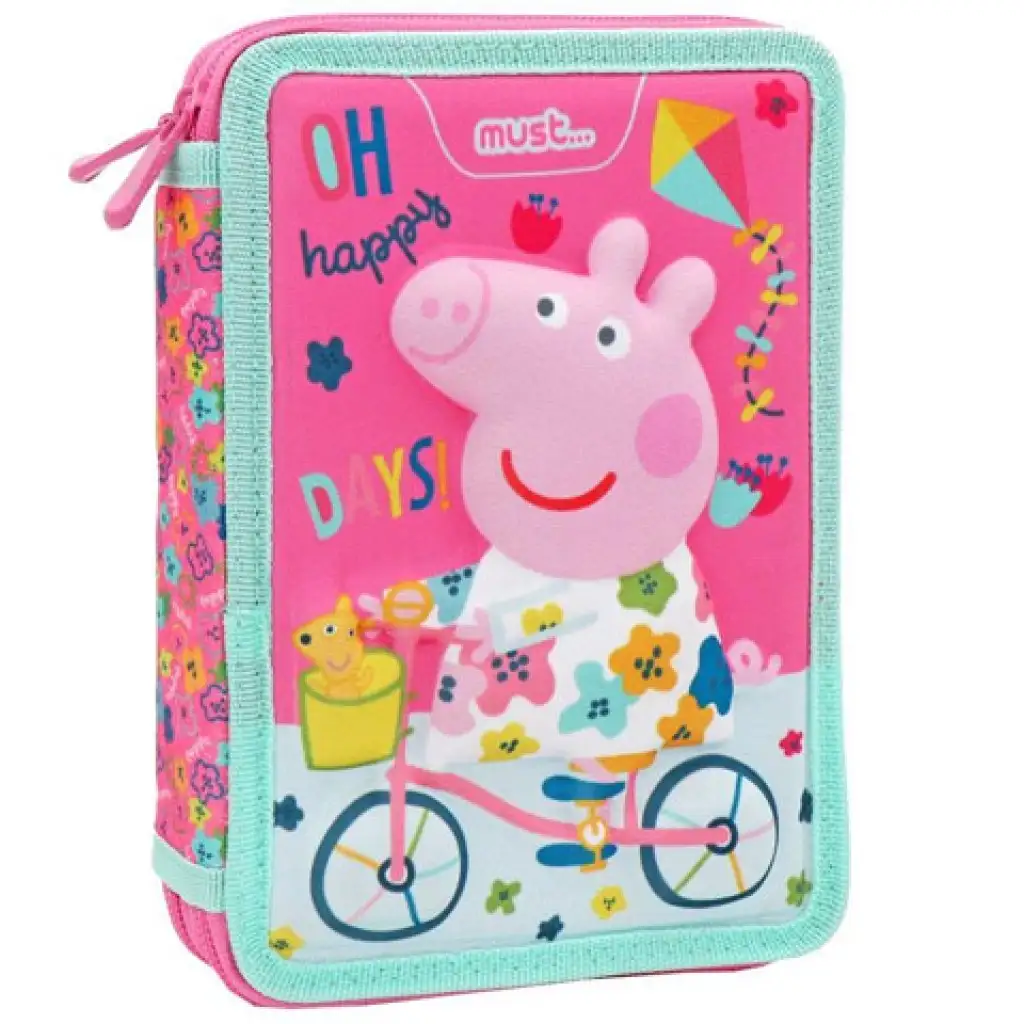 imagen de ¡Debes... estuche de lápices de Peppa Pig de dos pisos! 1