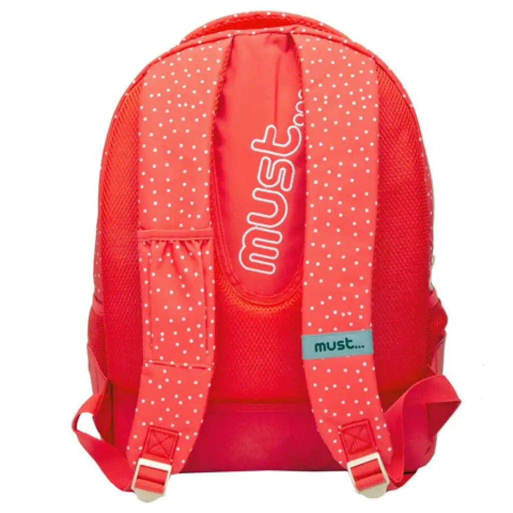 imagen de Debes: Ser más Minnie ratón mochila escolar roja 32x18x43cm 2