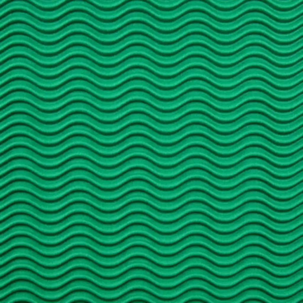 imagen de Decoración verde oscuro cartón ondulado 3D B2 50x70cm 1ud 1