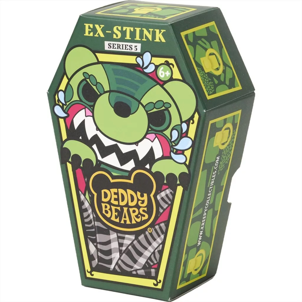 imagen de Deddy Bear Ex-Stink peluche en ataúd, 5. serie, 15cm 2