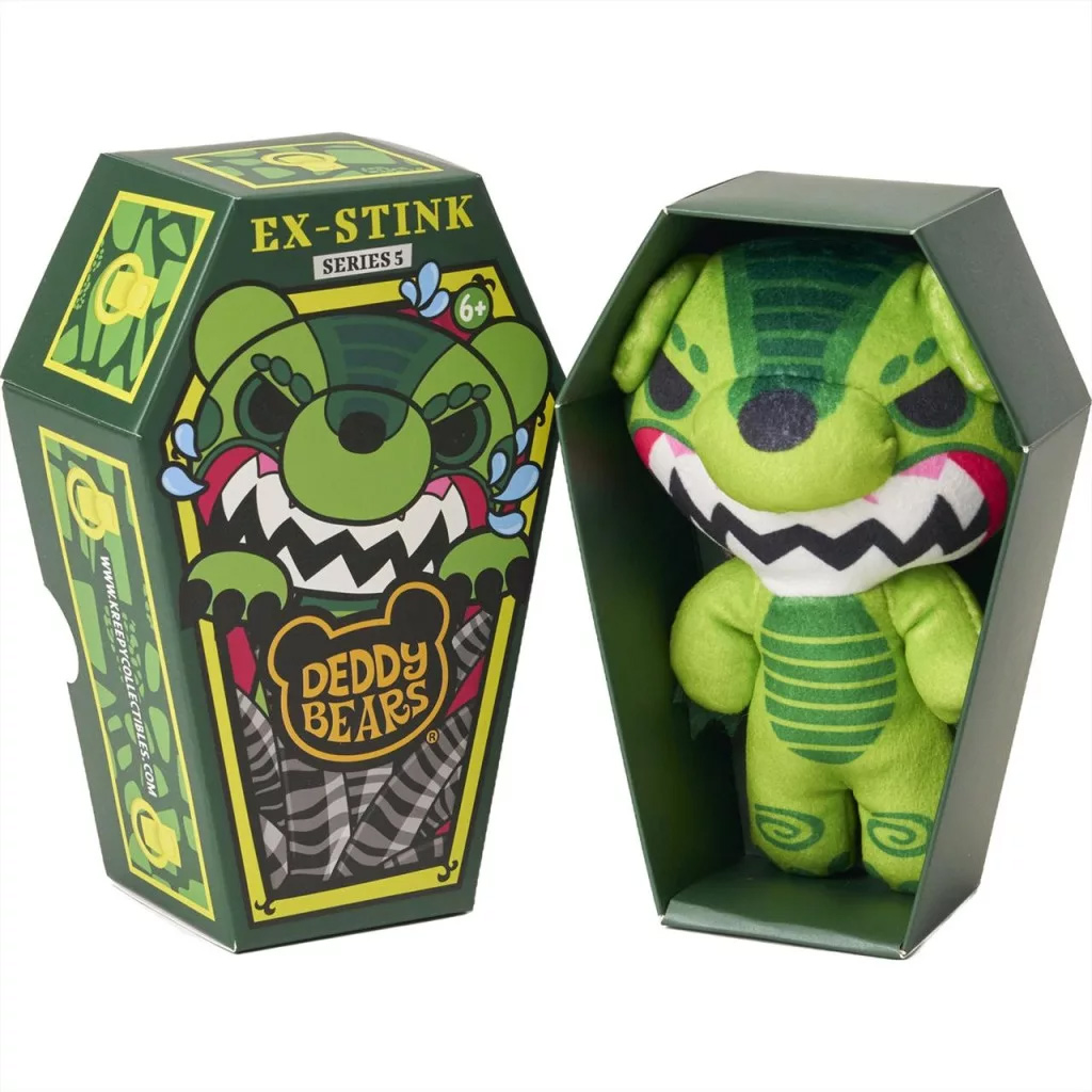 imagen de Deddy Bear Ex-Stink peluche en ataúd, 5. serie, 15cm 1