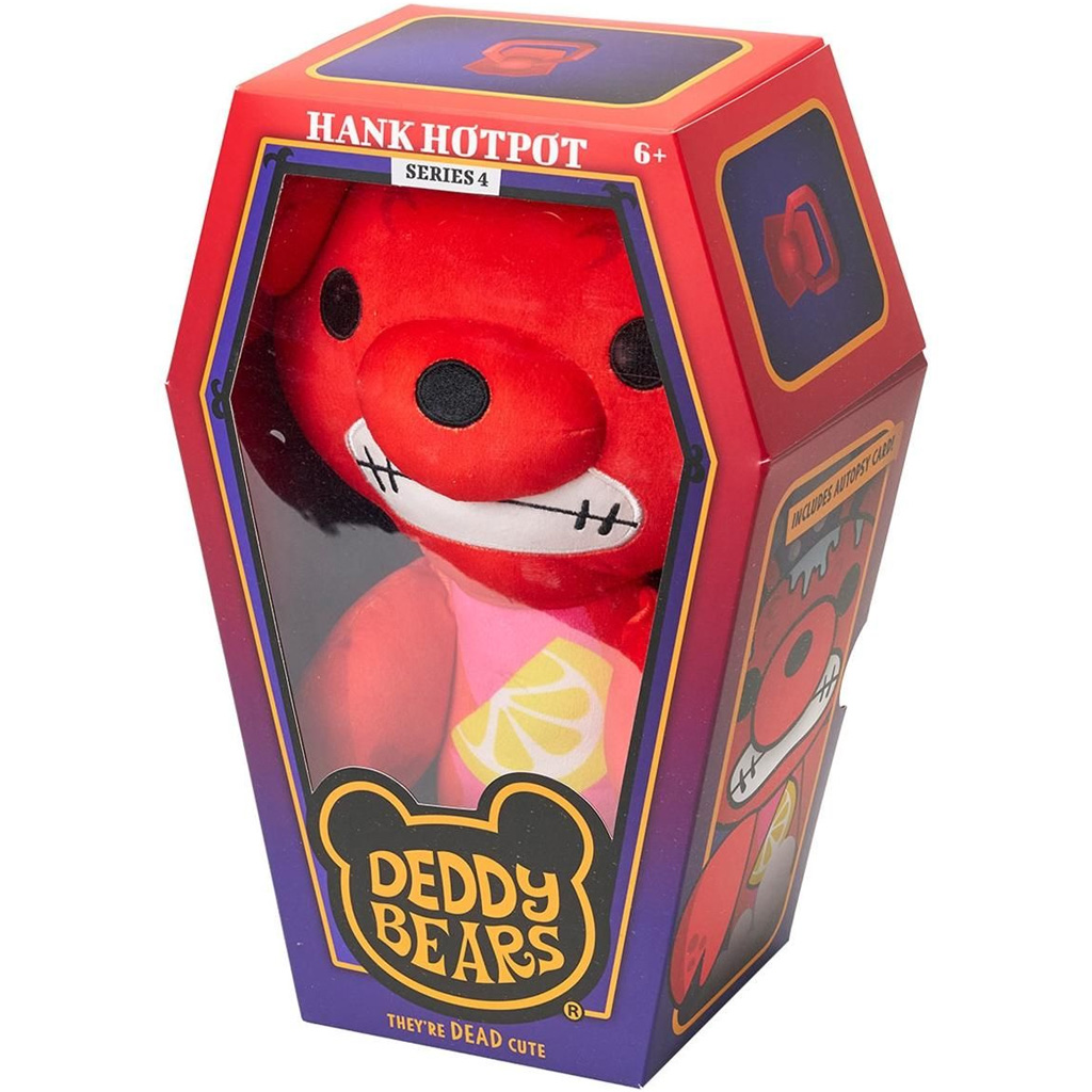 imagen de Deddy Bear Hank en ataúd de peluche, 4. serie, 30 cm - Hank Hotpot 2