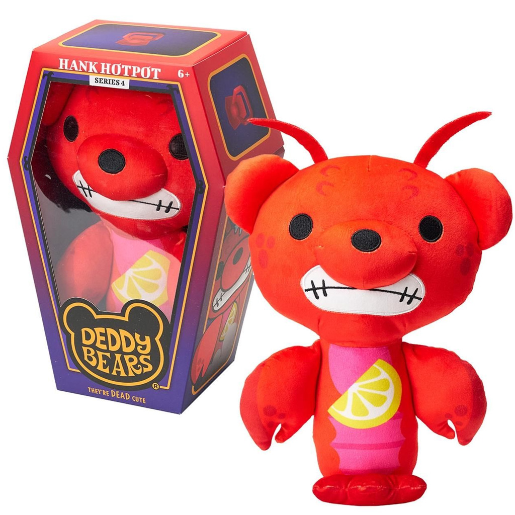 imagen de Deddy Bear Hank en ataúd de peluche, 4. serie, 30 cm - Hank Hotpot 1