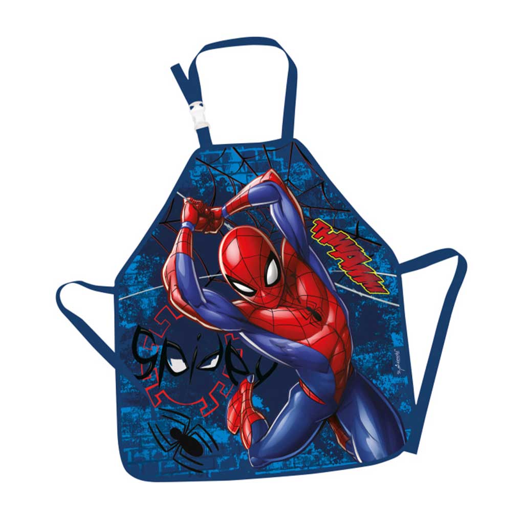 imagen de Delantal de pintor con estampado de Spider-Man 49x41,5 cm 1