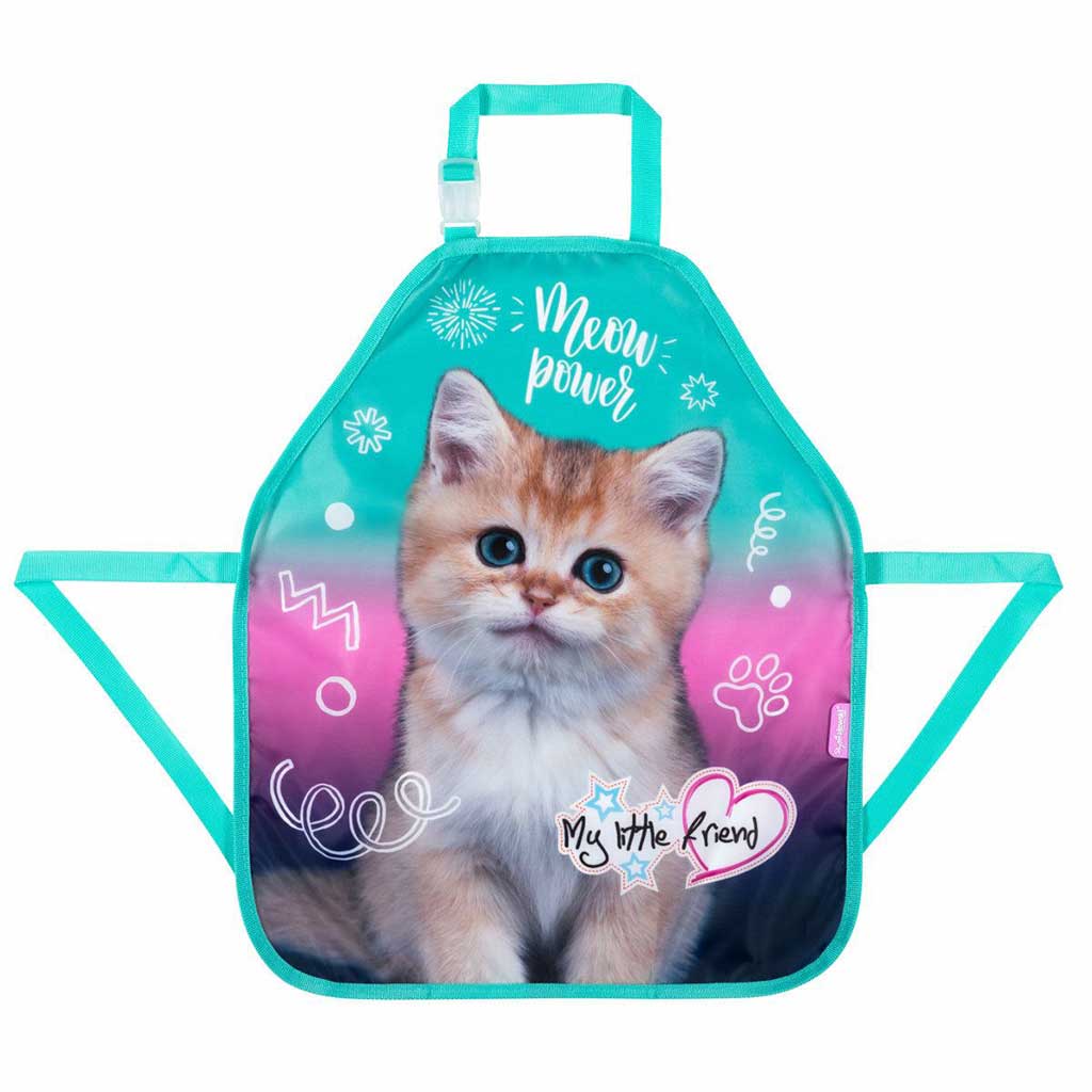imagen de Delantal pintor de gatitos MLF Kitty Party 49x41,5 cm 1