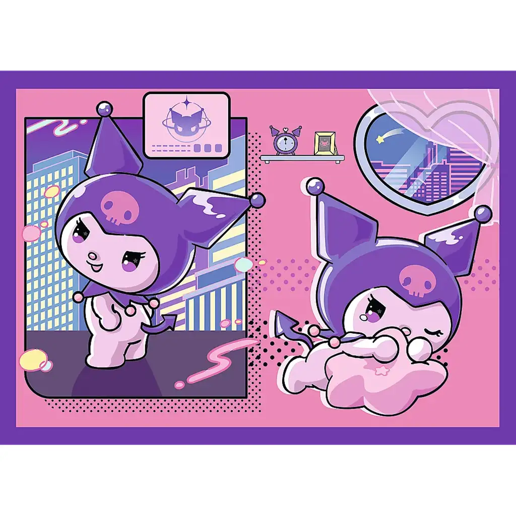 imagen de Días de Kuromi 4 en 1 puzzle - Trefl 4