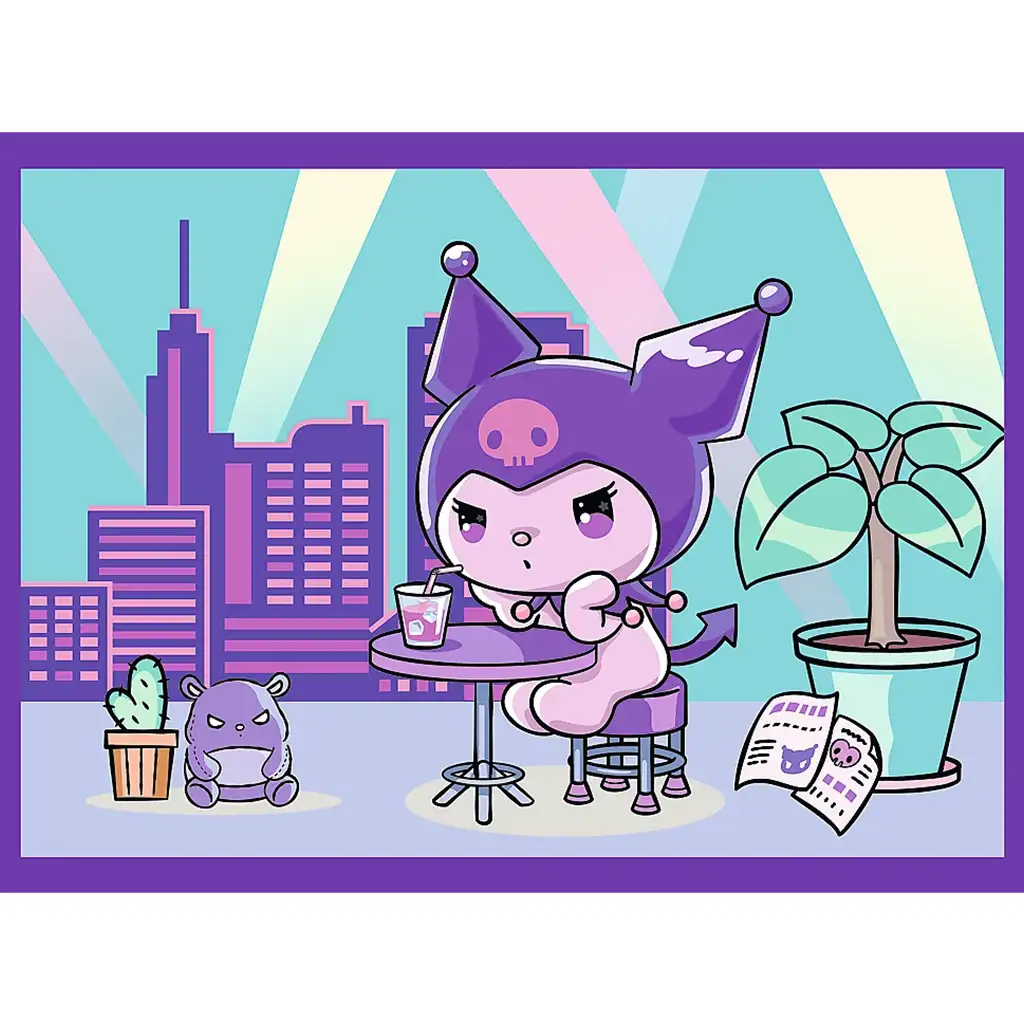 imagen de Días de Kuromi 4 en 1 puzzle - Trefl 5