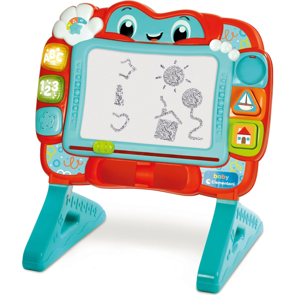 imagen de Dibuja y aprende pizarra interactiva borrable con sonido - Clementoni baby 2