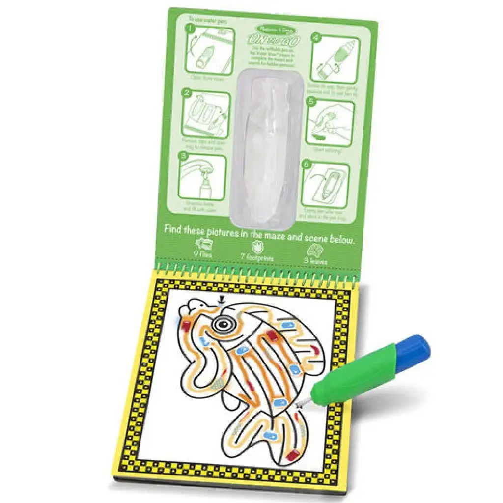 imagen de Dibujo de laberinto con agua juego creativo - Melissa & Doug 2