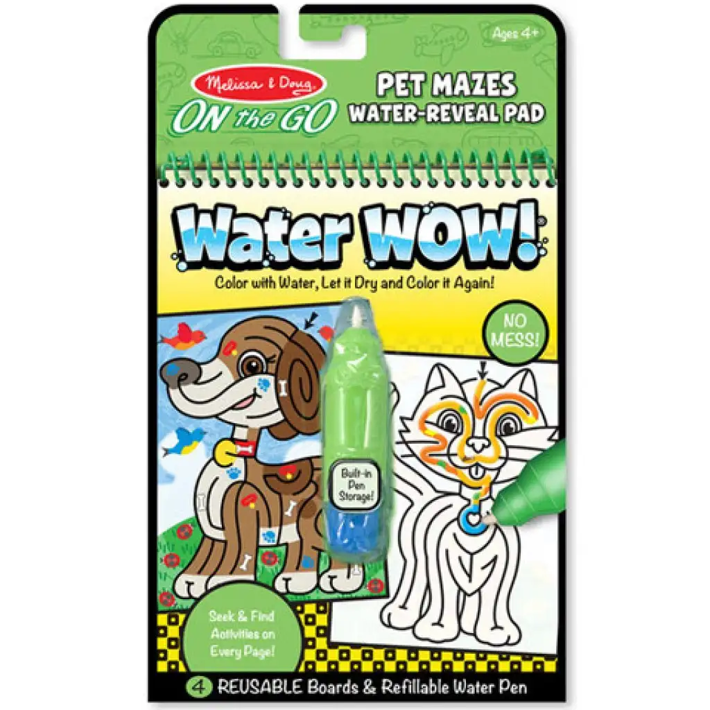imagen de Dibujo de laberinto con agua juego creativo - Melissa & Doug 1