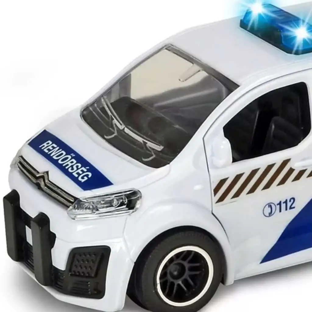imagen de Dickie SOS serie: Citroen SpaceTourer coche de policía con radar - Simba toys 3