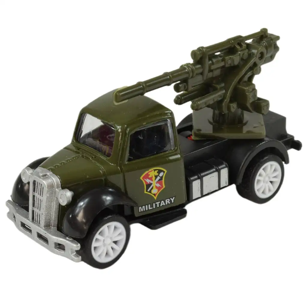 imagen de Die-Cast: Camión militar en varias versiones con freno de resorte 1/55 4