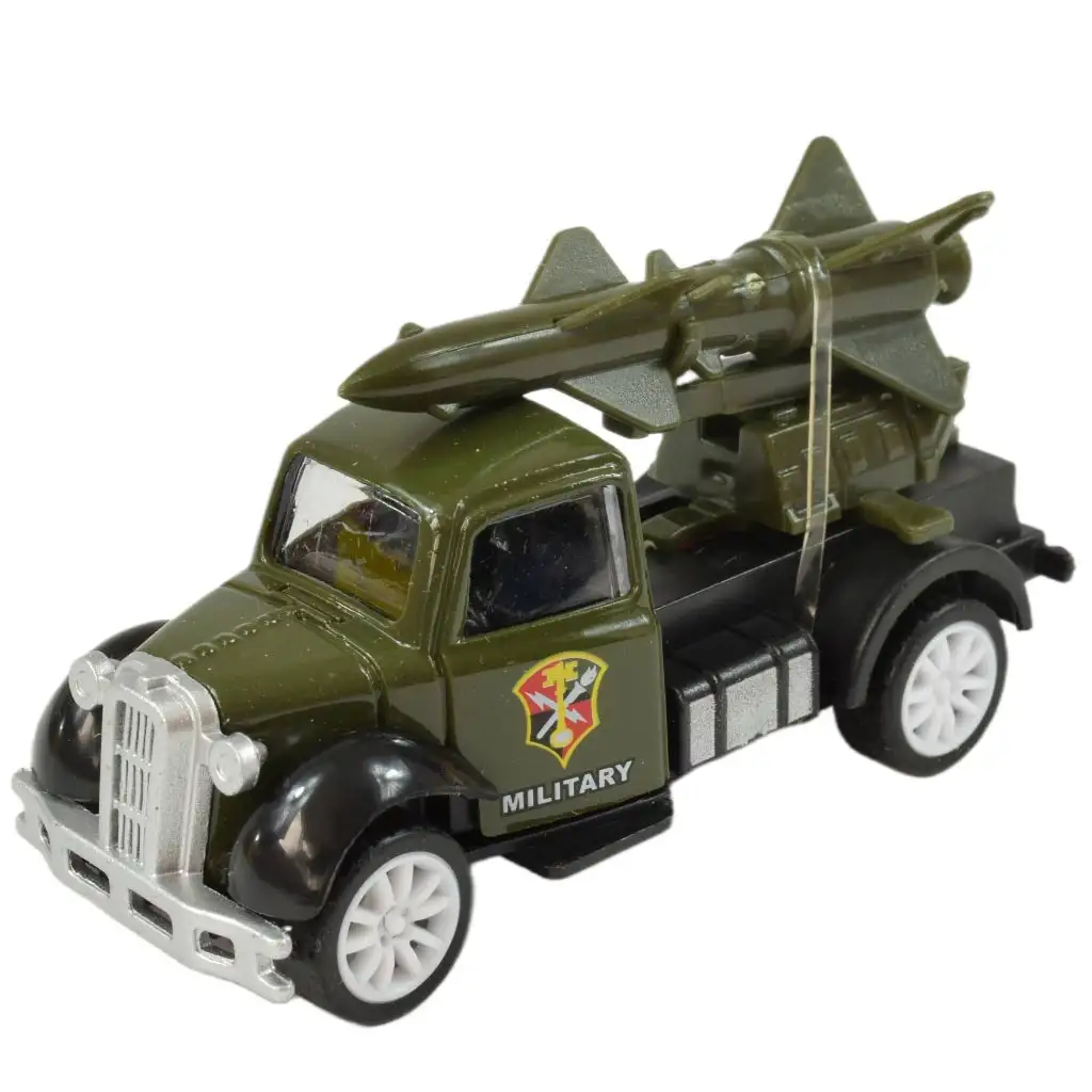 imagen de Die-Cast: Camión militar en varias versiones con freno de resorte 1/55 5