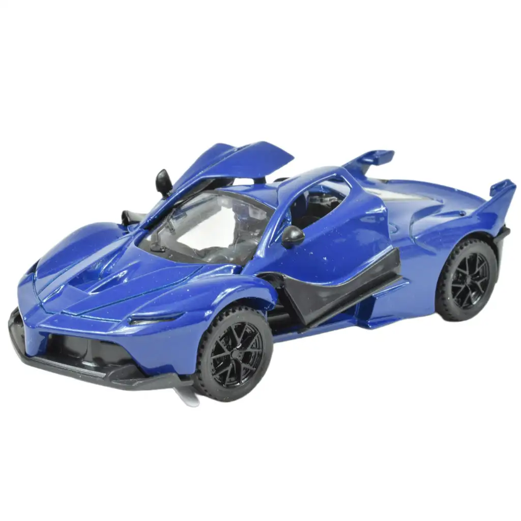 imagen de Die-Cast: Coche deportivo de lujo de metal con puertas abatibles, disponible en varias versiones 12cm 1ud 11