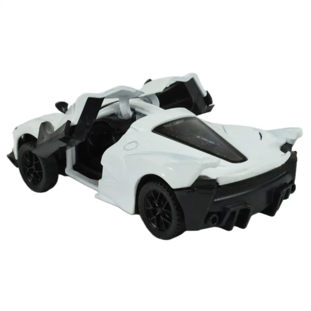 imagen de Die-Cast: Coche deportivo de lujo de metal con puertas abatibles, disponible en varias versiones 12cm 1ud 17