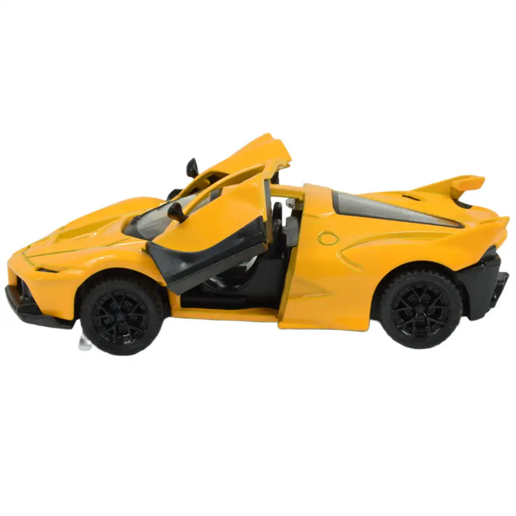 imagen de Die-Cast: Coche deportivo de lujo de metal con puertas abatibles, disponible en varias versiones 12cm 1ud 7