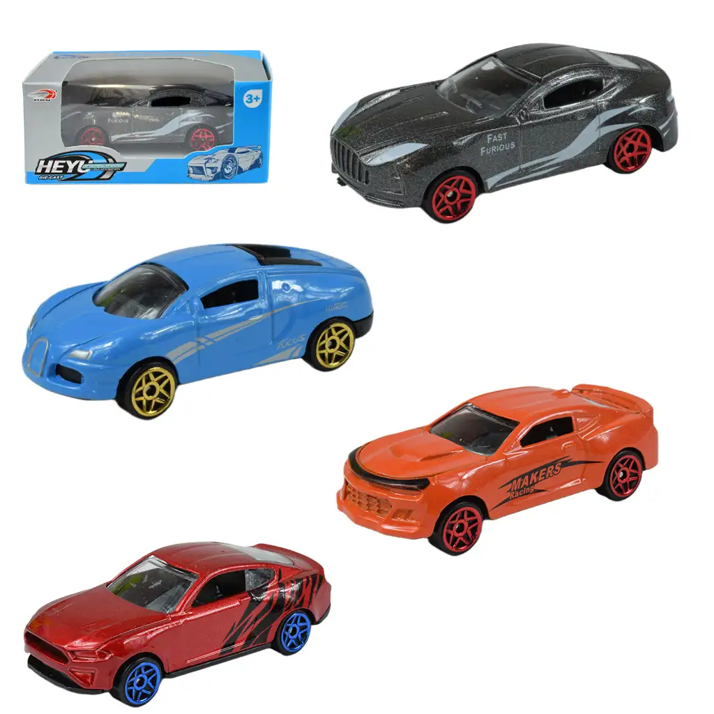 imagen de Die-Cast: Coche deportivo de metal en varias versiones 1/64 1ud 1