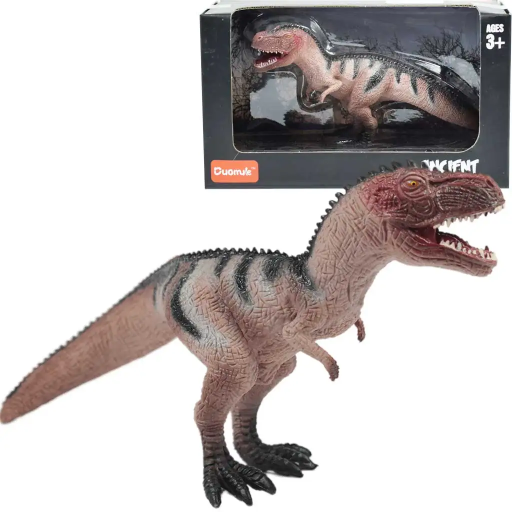 imagen de Dino World: Figura de Giganotosaurus de 16 cm meticulosamente elaborada en embalaje decorativo 1