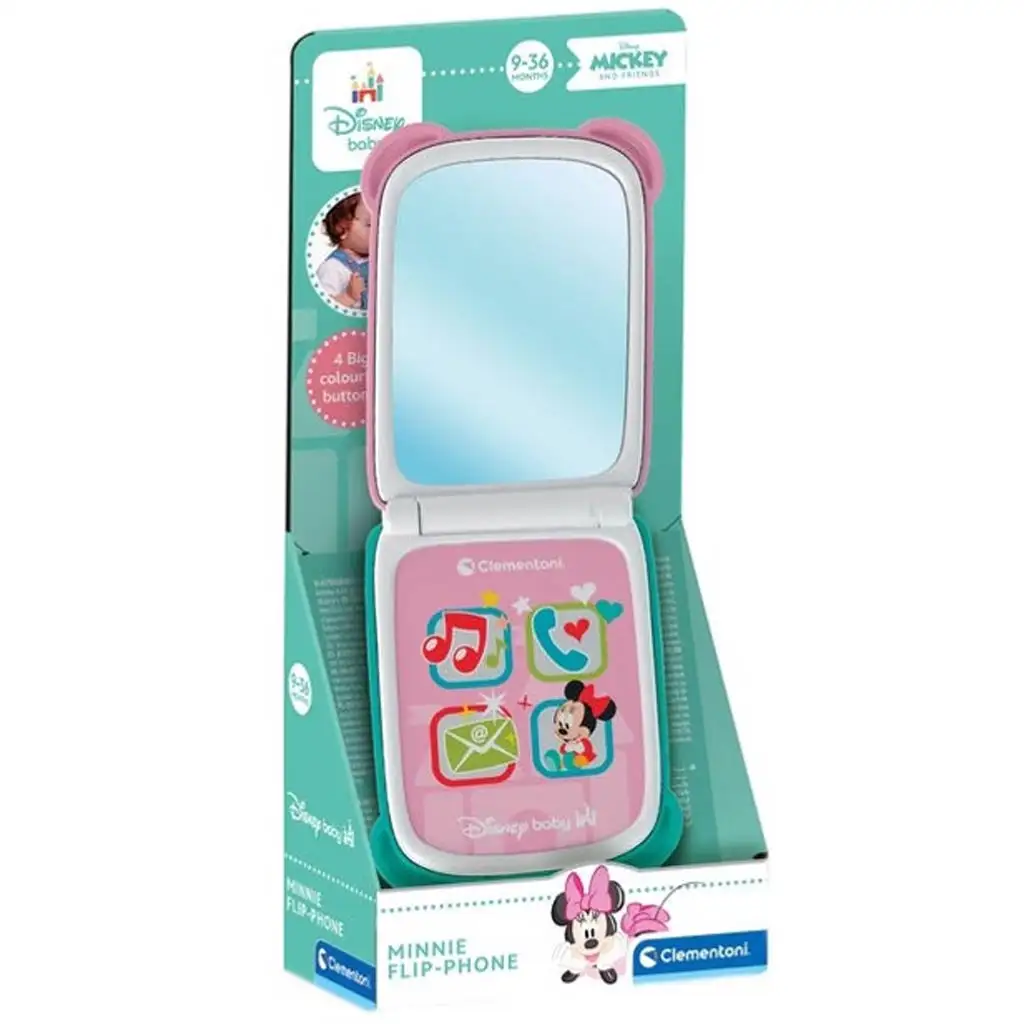 imagen de Disney Baby: teléfono de juguete Minnie Mouse - Clementoni 1
