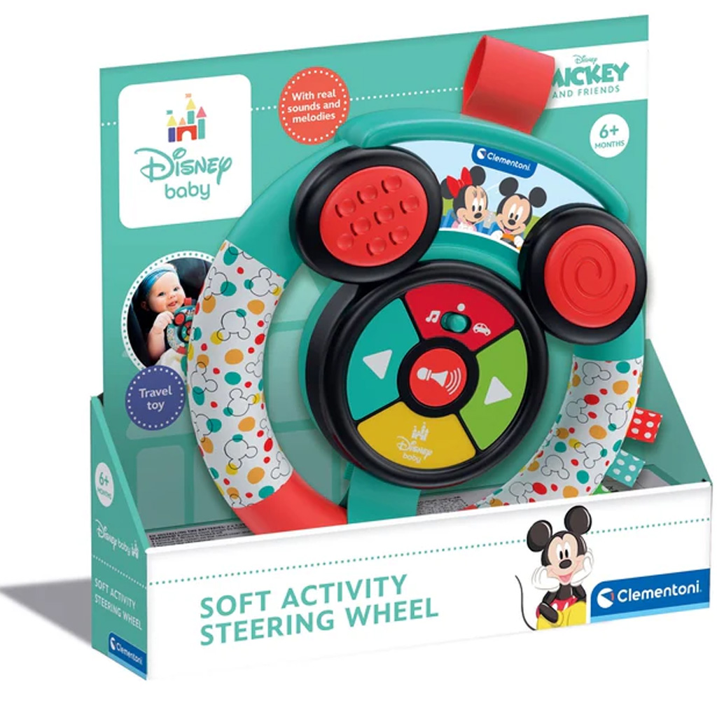 imagen de Disney baby: Volante interactivo suave - Clementoni 1