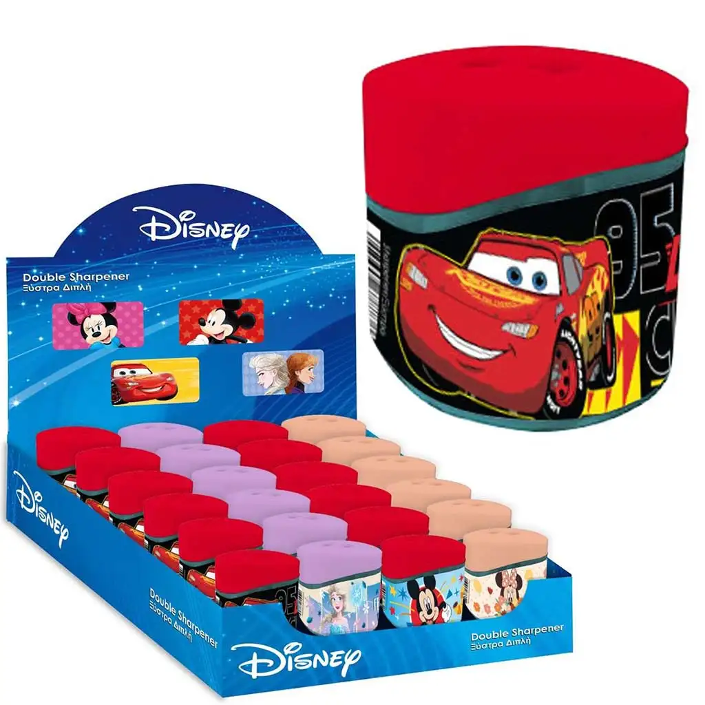 imagen de Disney: Cars sacapuntas de dos agujeros 1ud 1