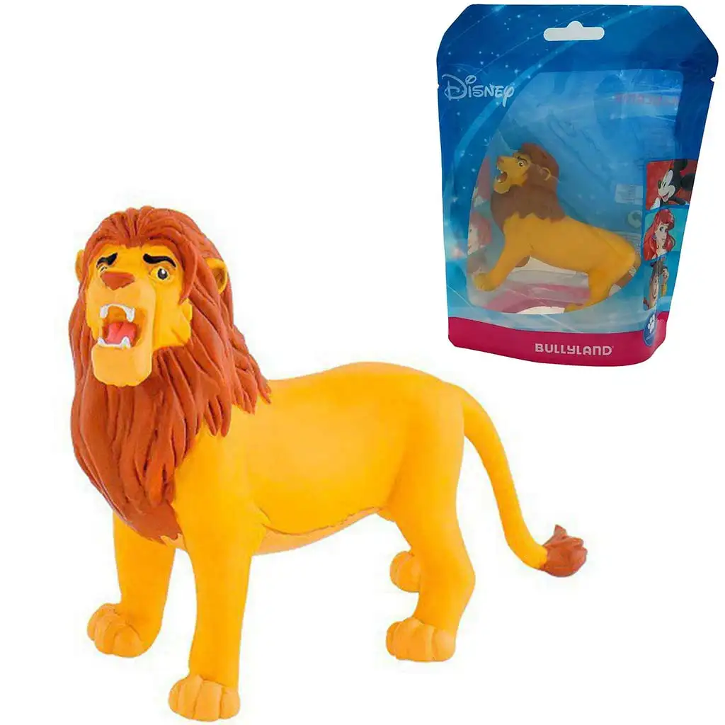 imagen de Disney: Figura de Simba del Rey León en paquete blister - Bullyland 1