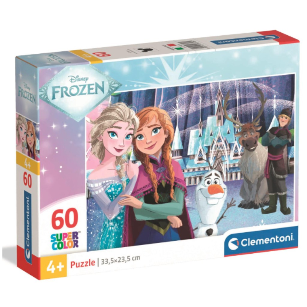 imagen de Disney Frozen Super Color puzzle de 60 piezas - Clementoni 1