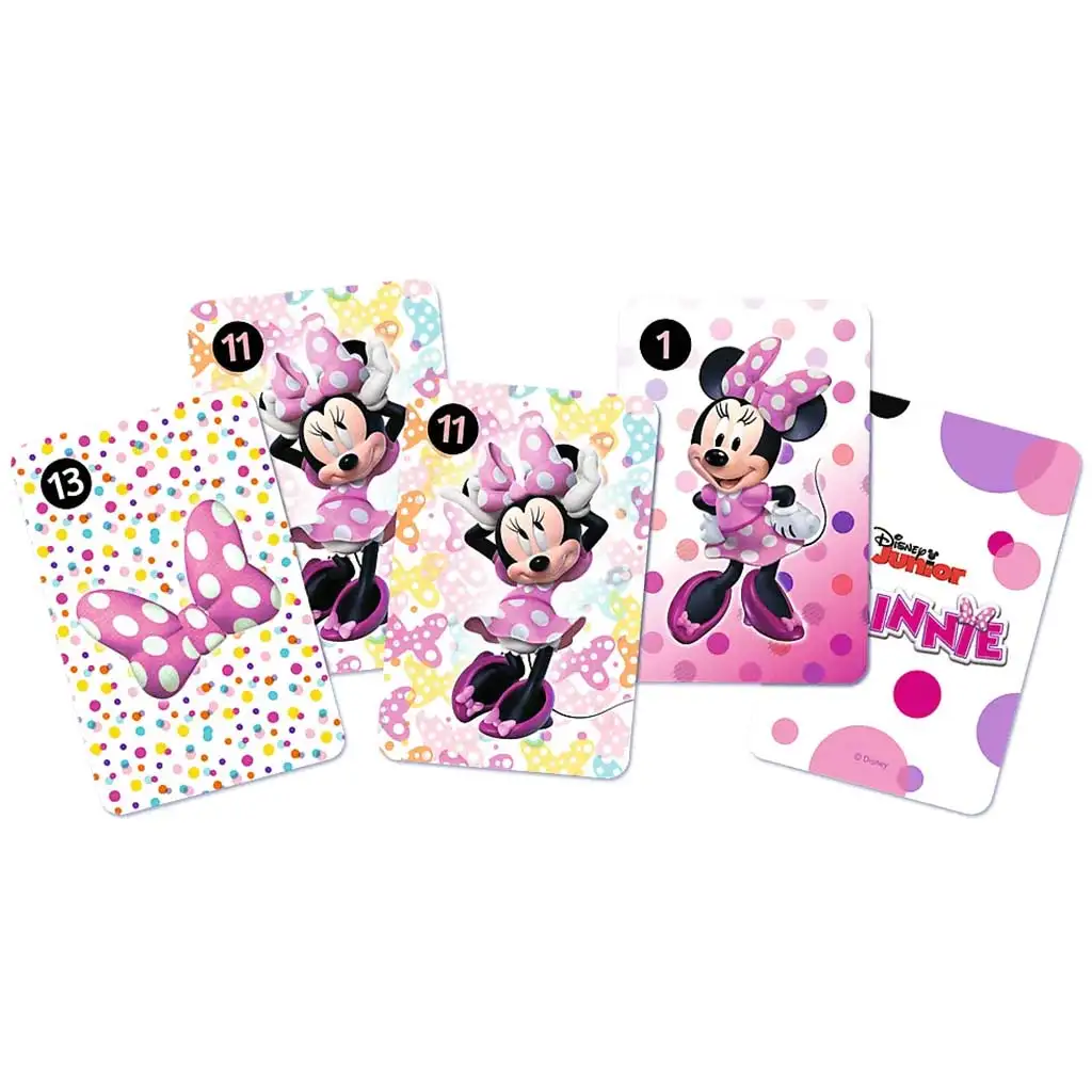 imagen de Disney: Juego de cartas de Póker negro de Minnie Mouse - Trefl 2